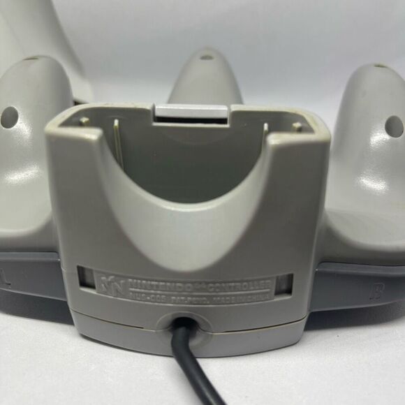 N64 Nintendo OEM Gray Controller New GC style Joystick User Tested Everything Wo - Picture 5 of 5